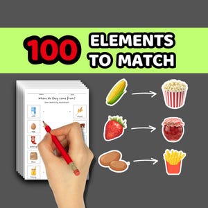 Emparejamiento de pares: ¿de dónde vienen? / Recursos para profesores, padres y educación en el hogar para imprimir / Conocimientos generales del mundo / Vida cotidiana / EYFS