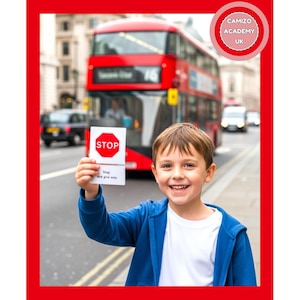 100 UK Road Signs - Traffic 3-part Flashcards | Driving Test Theory Exam | Highway Code | Educational Resource Automotive Transport Vehicles