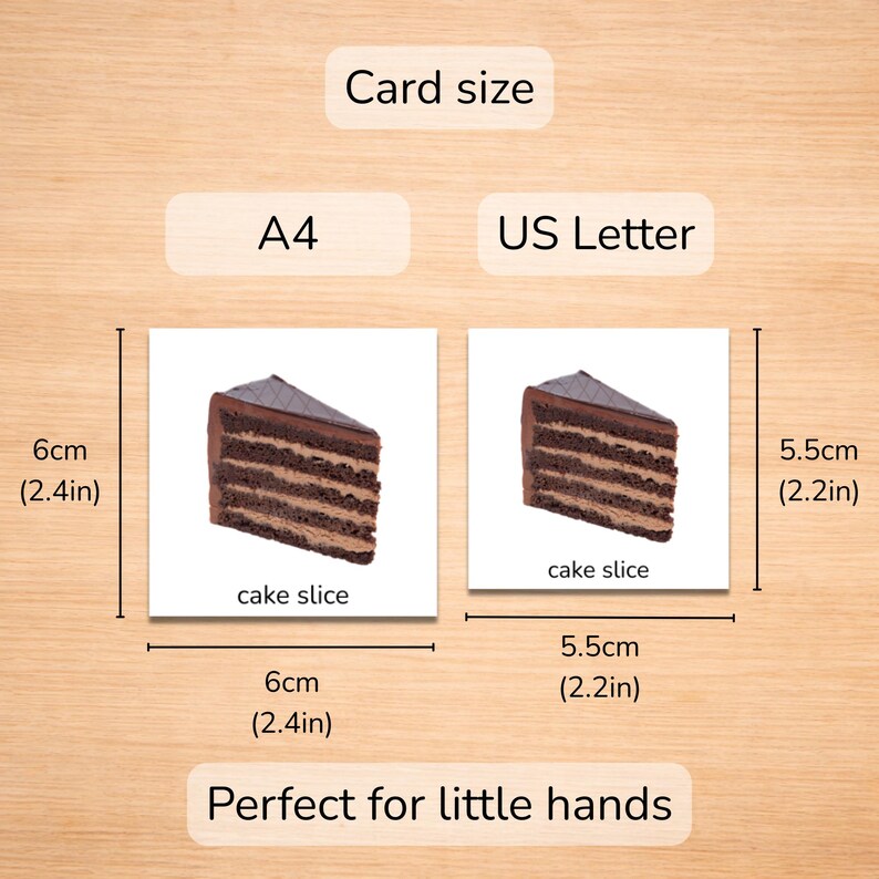 Printable Montessori shape sorting cards sized for A4 and US Letter. Perfect card size for little hands in preschool learning activities.