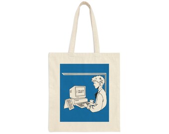 Retirement Gift - Office Joke - Quiet Quitting Canvas Tote Bag