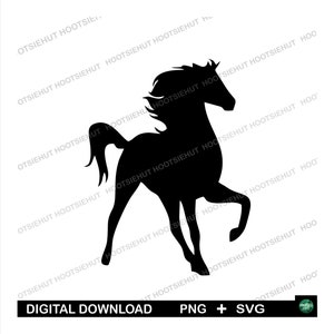 Cheval PNG SVG, fichier de téléchargement numérique png, fichier de coupe Cricut svg