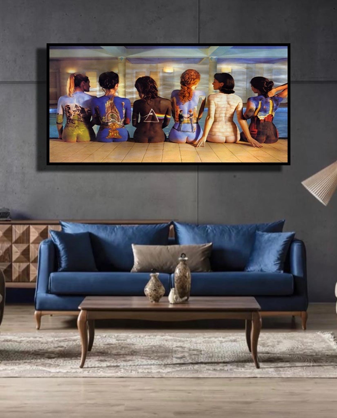 Pink Floyd Back Catalogue, Back Catalogue Canvas Art, Music Canvas, Pink Floyd Canvas Print