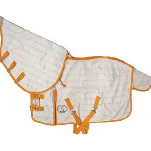 Detachable neck Horse Summer Rug (orange)