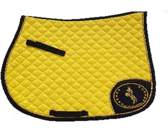 Dressage Saddle pad (yellow)