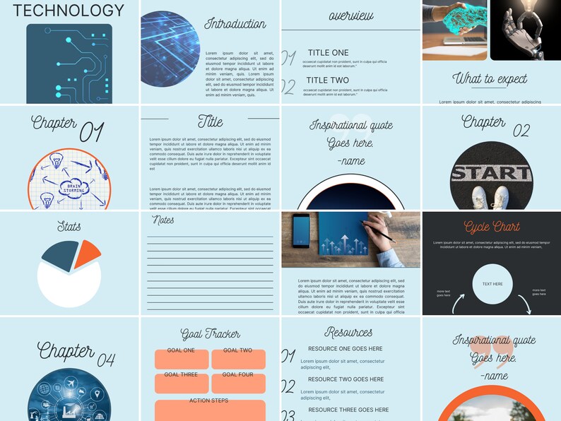 Editable Workbook Template Technology Ebook Lead Magnet Course Guide ...