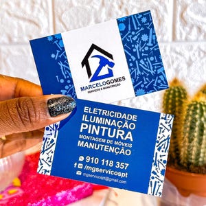Cartão de Visita Corporativo (500 unidades)