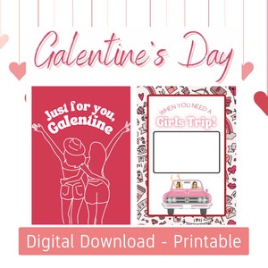 Presente do melhor amigo, porta-cartão de presente do dia de Galantines, Oh Hey Galentine, presente personalizado, presentes para adolescentes, tempo de celebração