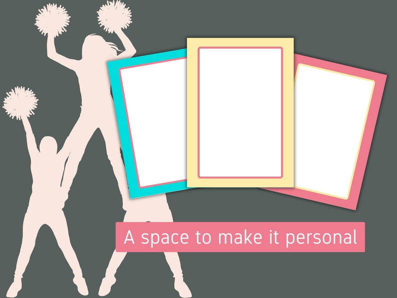 Cheer Coach Gift Card Book, End of Season Cheerleading Coach, Cheer