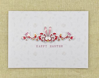 Happy Easter Card, sticker Easter Egg Card, Easter Card US, For Boy, For Girl, Easter Gift, sticker Card, personalized gift