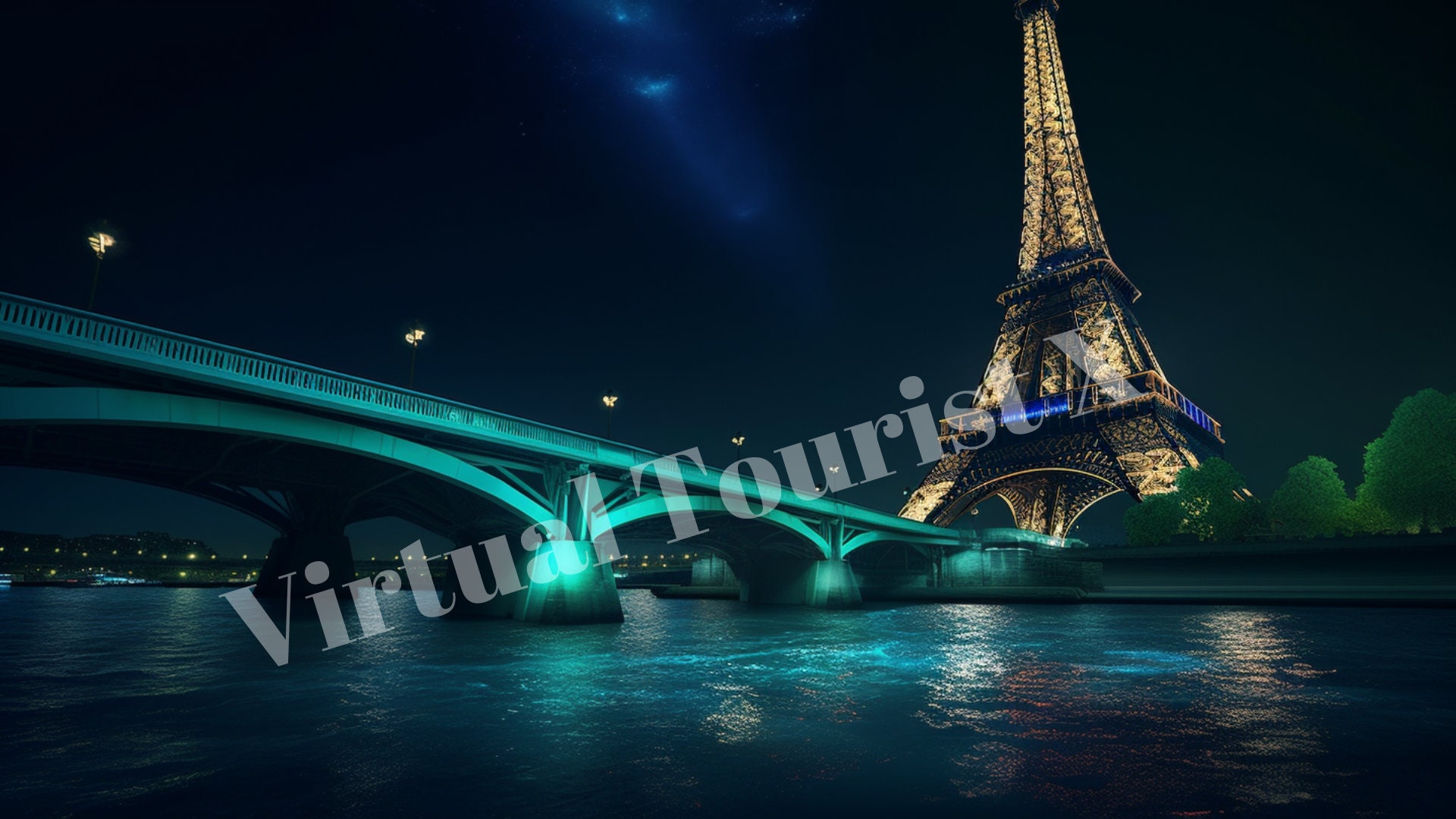 Eiffel Tower Zoom Background Backdrop Office Background Microsoft Teams