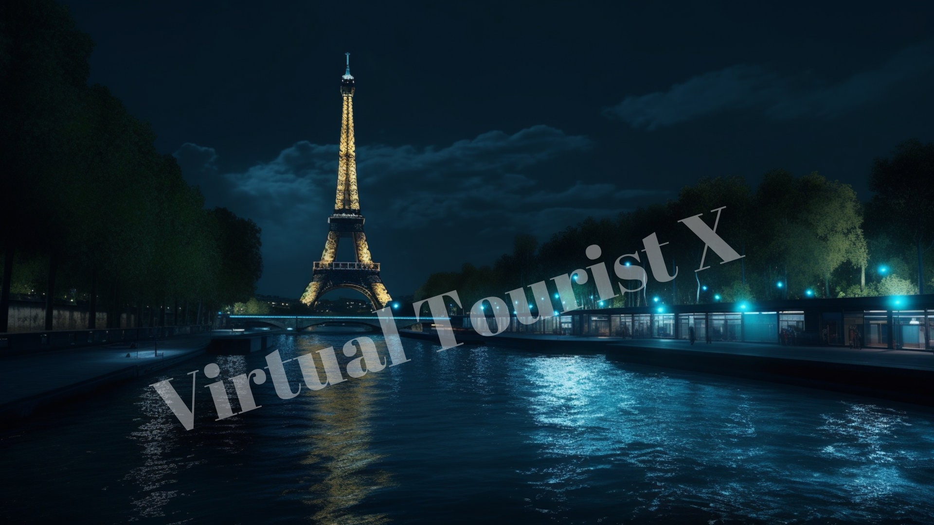 Eiffel Tower Zoom Background Backdrop Office Background Microsoft Teams