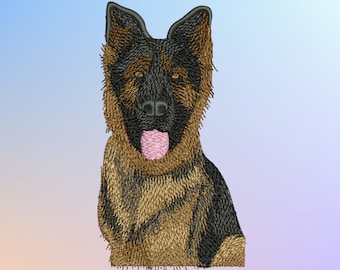 Custom Dog Embroidery Design, Pet Portrait Digitizing