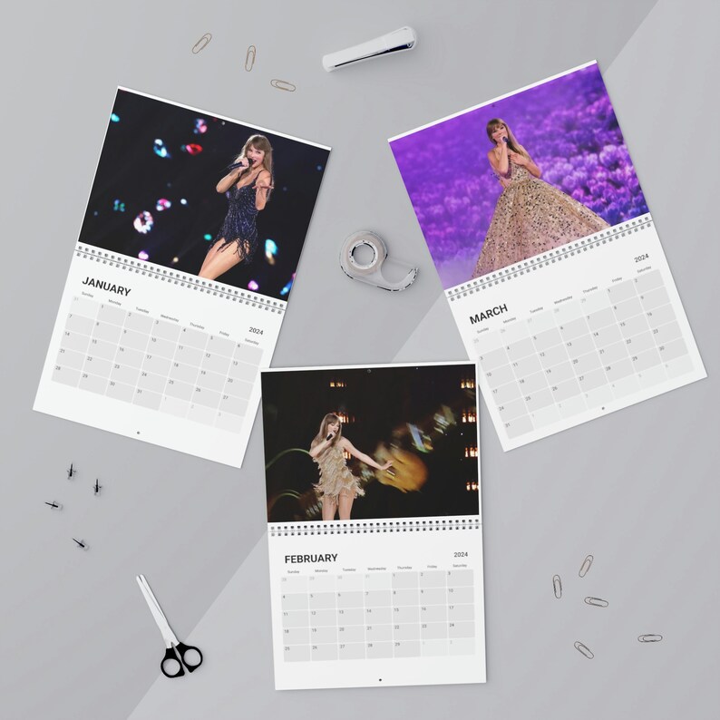 Buy THE ERAS TOUR Themed 2025 Calender Taylor Swift 2025 Online in