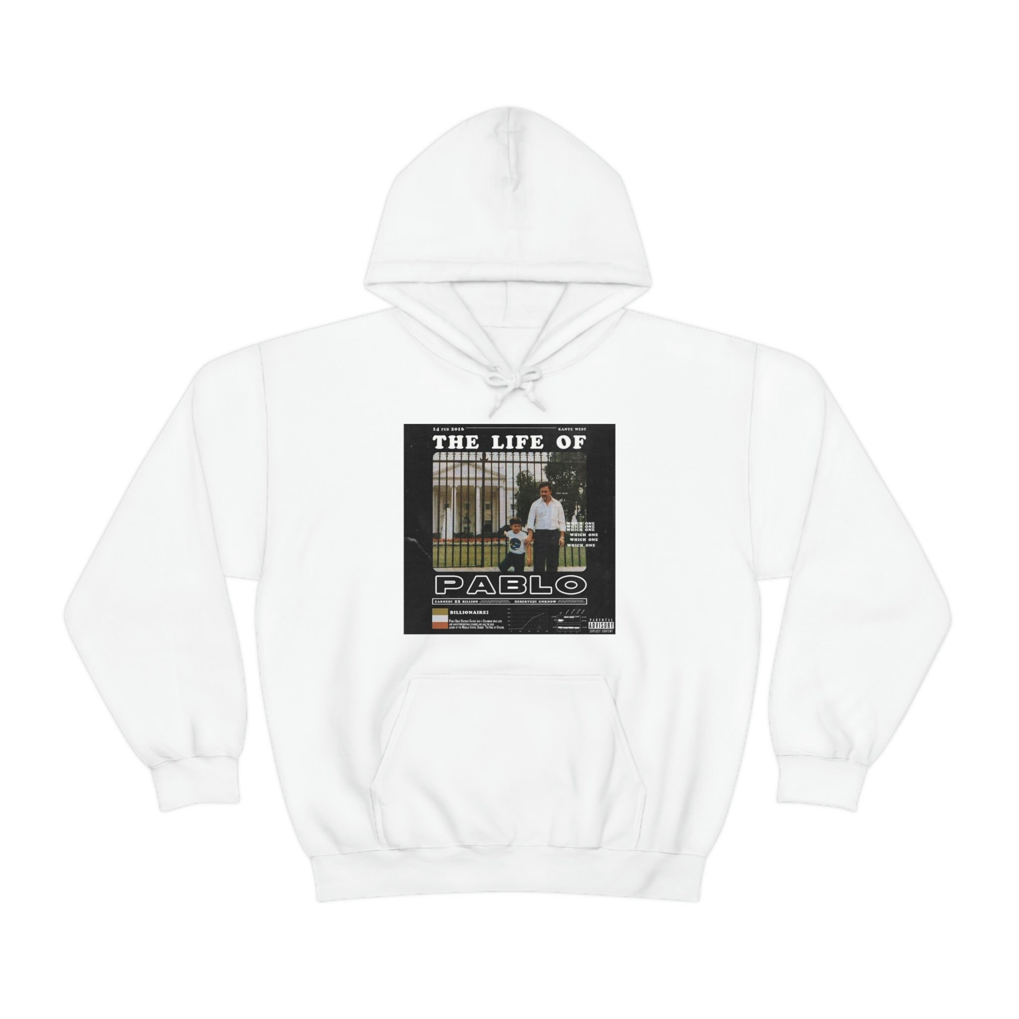 The Life of Pablo Kanye West Inspired Hoodie Etsy UK
