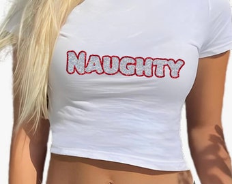 Will you feel "Naughty" in this sexy Crop Top?