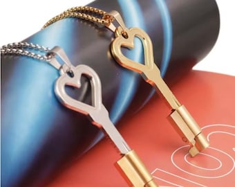 Wear Your Power — Chastity Key Necklace (Gold & Silver Tones)