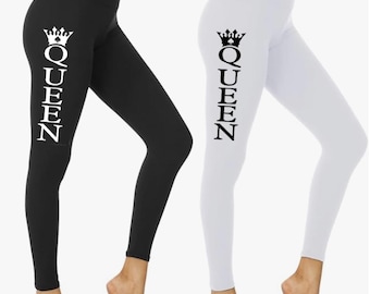 Own Your Power in Our “Queen of Spades” Stretch Leggings