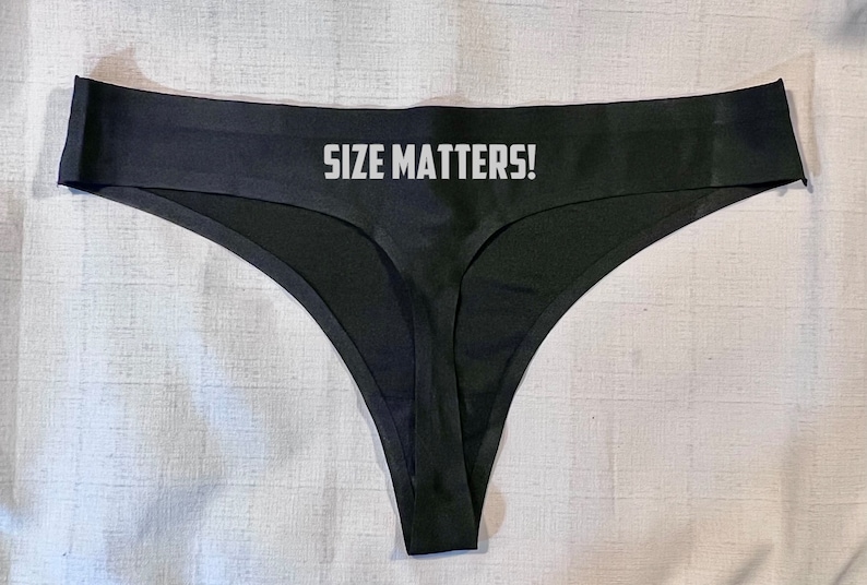 I heart BBC Thong size Matters - Etsy