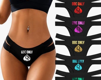 NEW! Black Strappy Bikini - BBC Only/Size Matters in 6 Brand New Metallic Colors!