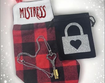 Just in Time for Christmas! Chastity Key Necklace Gift Set