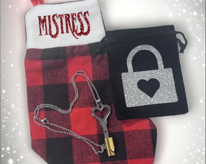 Just in Time for Christmas! Chastity Key Necklace Gift Set
