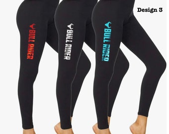 Super Soft Sexy Stretch Leggings (Bull Rider)