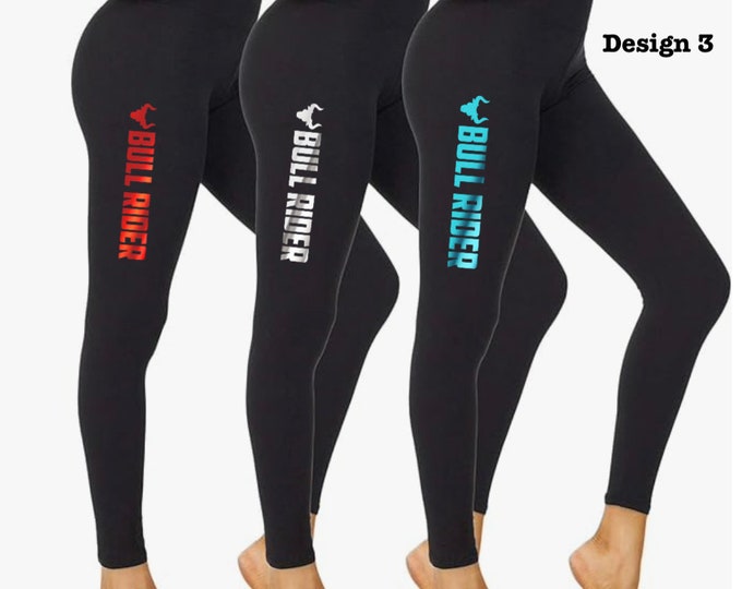 Super Soft Sexy Stretch Leggings (Bull Rider)