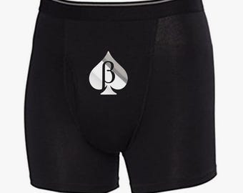 Celebrate Your Beta/Jack of Spades with these Sexy Soft Boxers