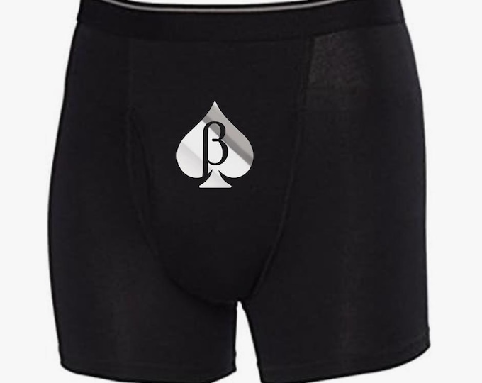 Celebrate Your Beta/Jack of Spades with these Sexy Soft Boxers