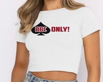 Sexy Crop Tops with BBC Only – Bold, Glittery, and Sexy