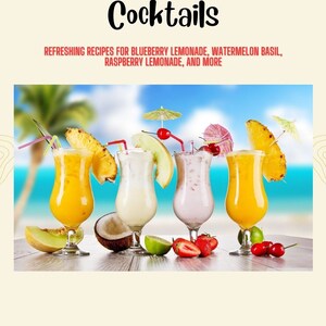 Elegant Summer Cocktails