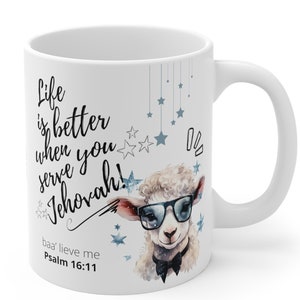 JW Gifts, JW Baptism Gift for Brother, JW Baptism Gift for Sisters, Jw Baptism Gift for Girl, Jw Personalized Mug, Jw Baptism Gift Ideas