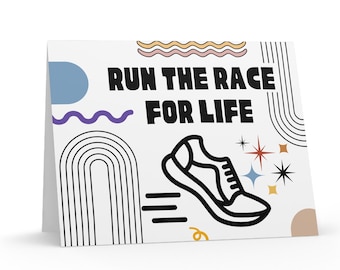 JW Cards | JW Baptism Gift | Run the Race for Life | Baptism Cards JW | jw Encouragement | Baptism Gift jW | Digital Download