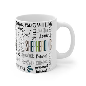 JW Mugs, Jw Elder Shepherding Descriptive Words, JW Pioneer Gift, Gift for Elders, Gift for Brothers, JW Mug, Ministerial Servant Gift jw