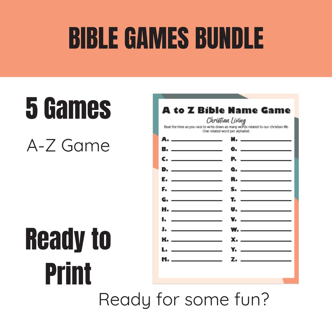 JW Family Worship Games, Printable Games for JW, Bible Games JW, Games