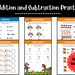 Kindergarten 1st Grade Printable Math Worksheets, Addition and ...