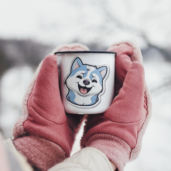 Tasse d'un Husky