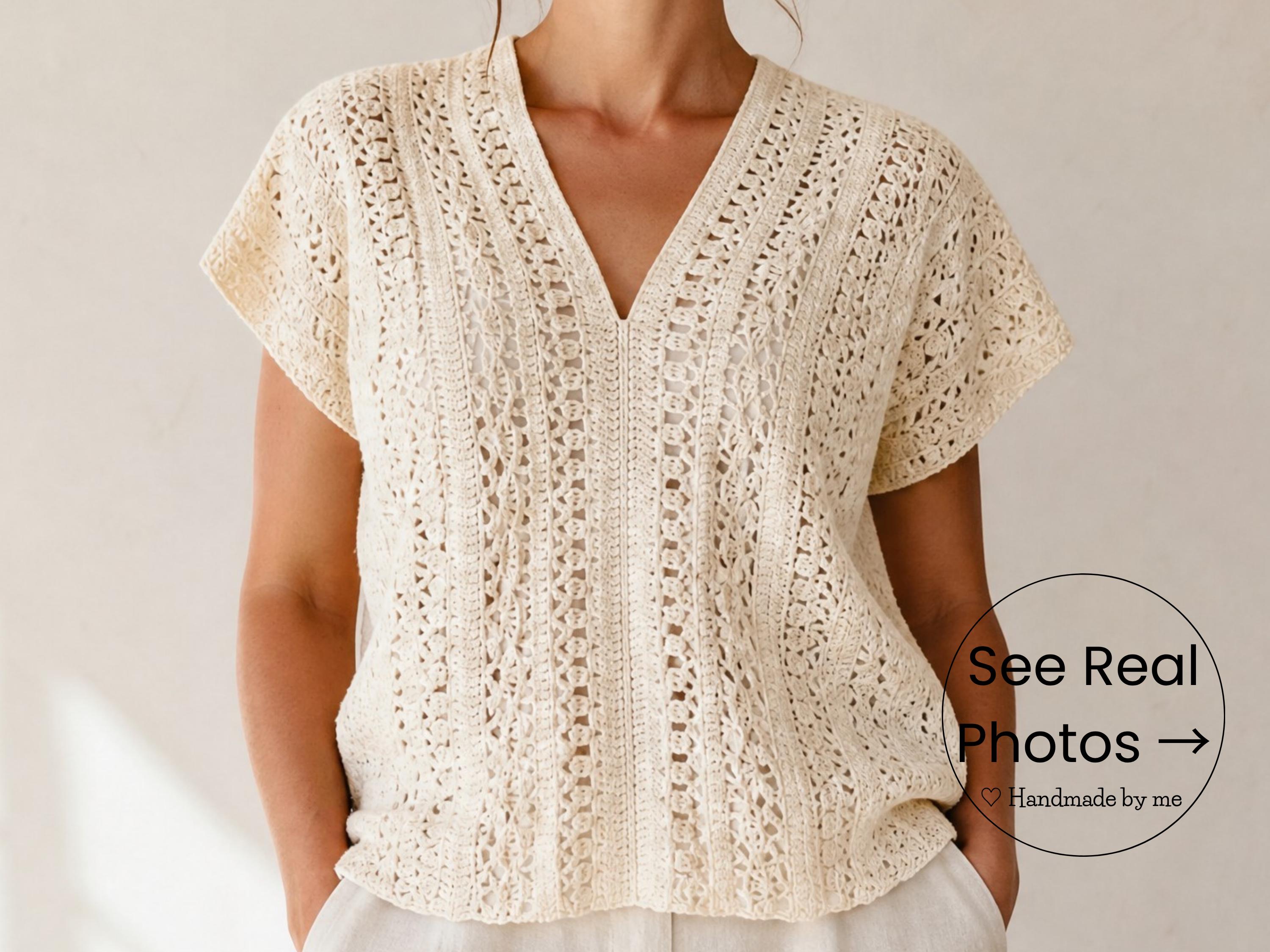 40 Crochet Blouse Patterns with Lace, Wraps, and Granny Squares 28 Boho Lace Crochet Top & Vi̇deo
