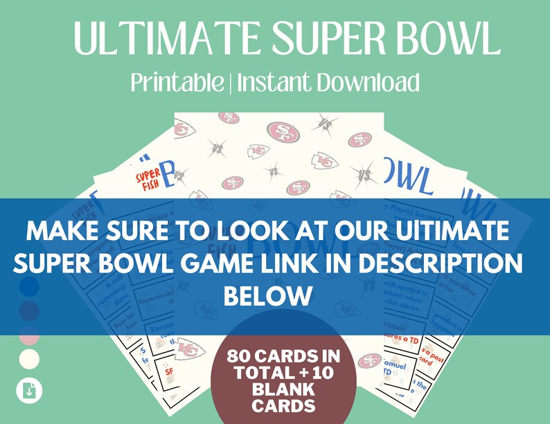 Super Bowl Game I Spy Football Party Games for Kids Super Bowl Games Football Games Super Bowl