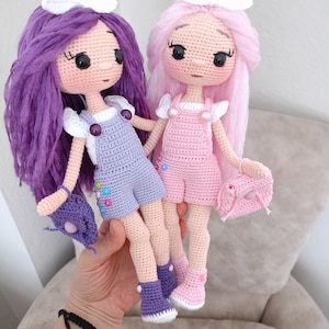 Crochet Doll, Handmade Gift, Birthday Gift, Handmade Doll, Doll For Sale, Knit Doll With Accessory, Gifts Toy, Amigurumi Baby,Cool Knit Doll
