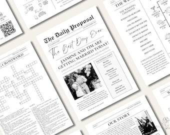 Personalised Wedding Newspaper