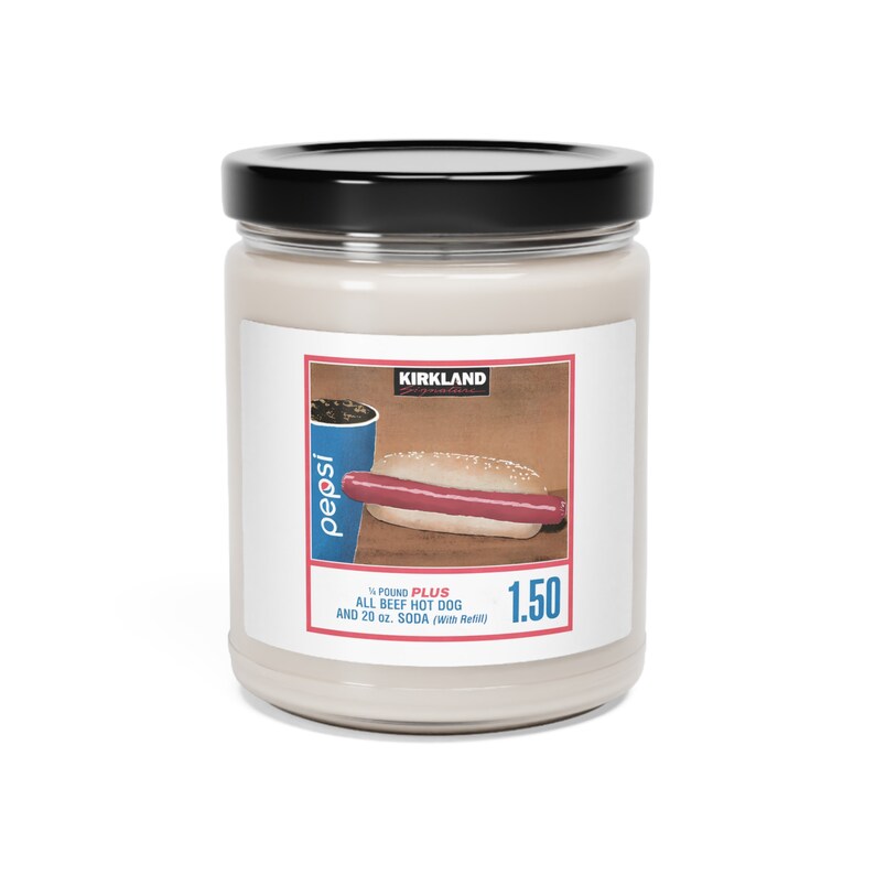 Scented Costco Hot Dog Candle Hotdog Candle for Dog Etsy
