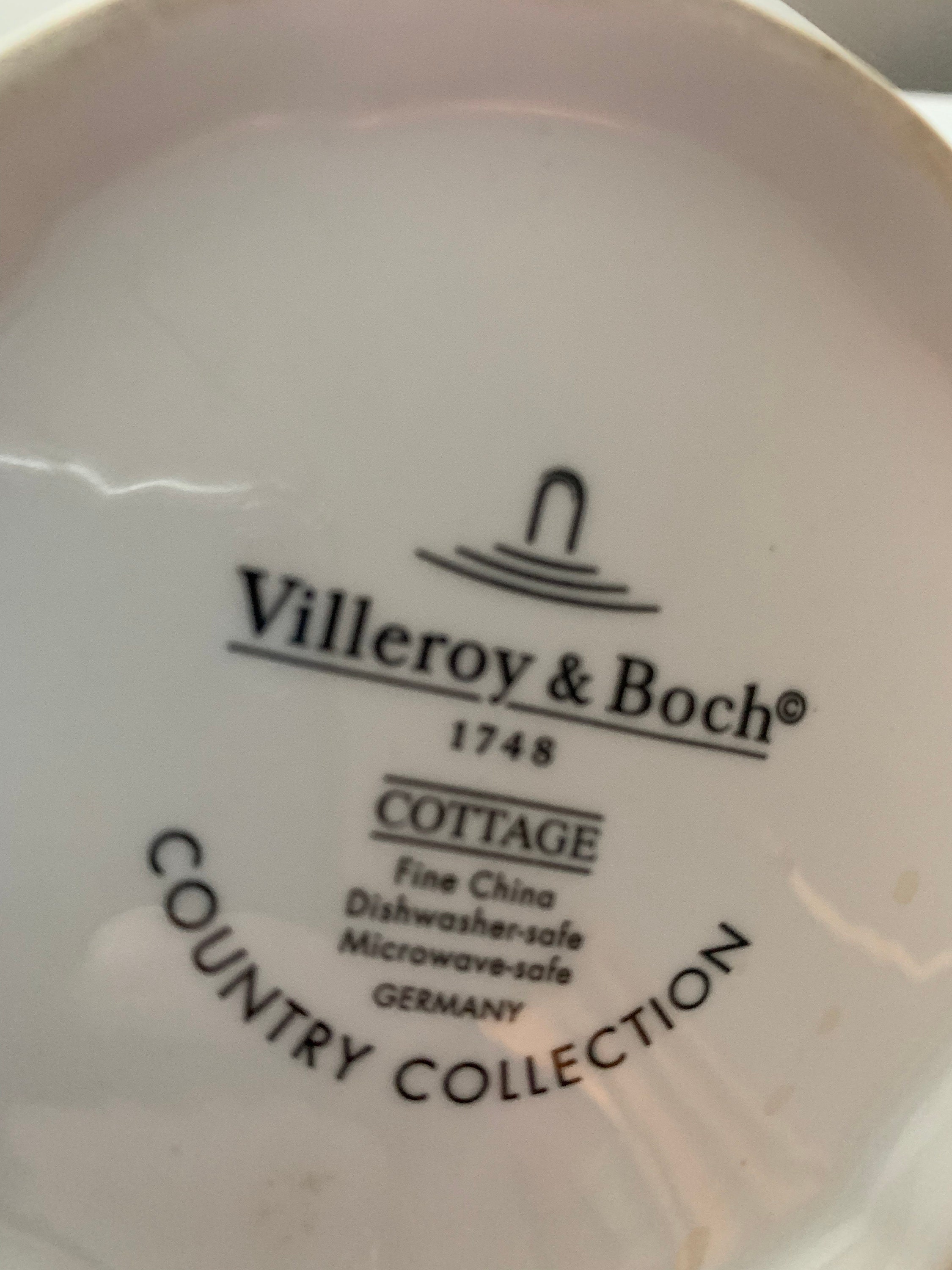 Vintage Villeroy & Boch Cottage Country Collection 34 Ounce - Etsy