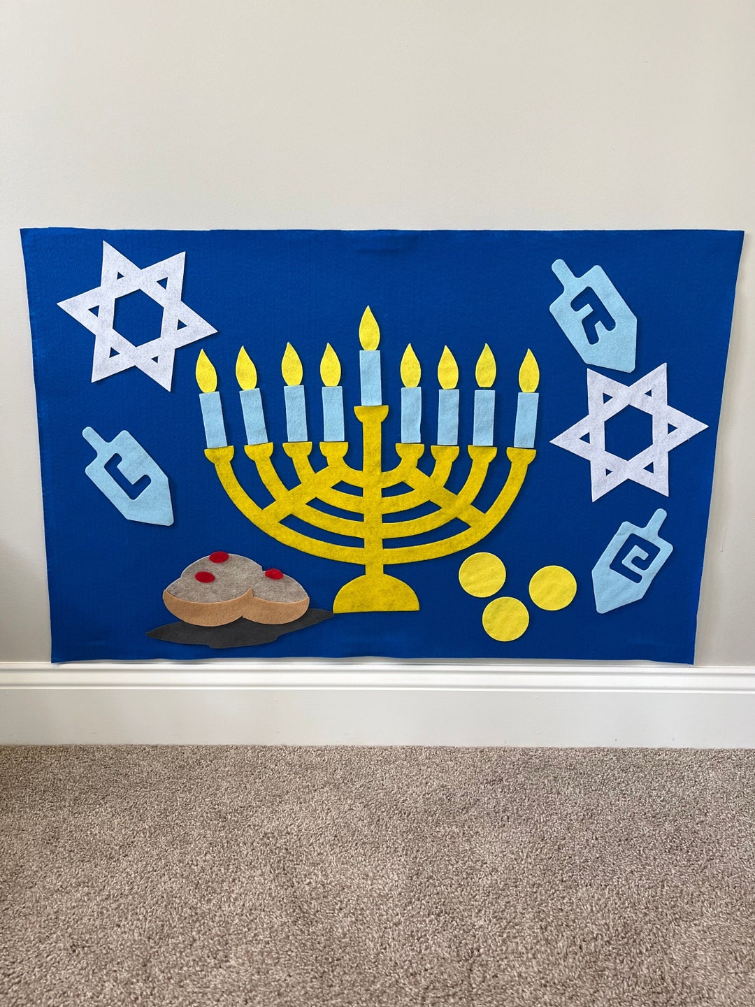 FELT MENORAH - Etsy