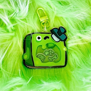 Doodle Slime Shaker Keychain