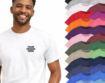 Gepersonaliseerd T-shirt met de tekst, het logo of het ontwerp van uw keuze - Unisex/Herenshirt