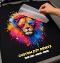 Custom DTF Transfer – Your logo/design on textiles – personalized iron-on transfers product logo