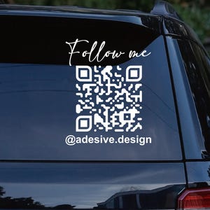 QR-Code Aufkleber personalisiert mit Username