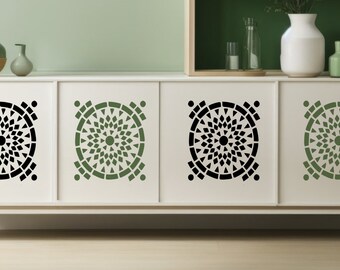 Set Furniture Sticker Deco - Ikea Kallax Geometric Sticker Set - Furniture Decoration