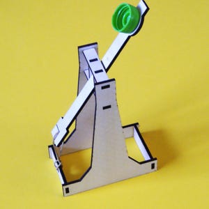 Archivo Catapult Lasercut - Catapulta de madera DIY para niños y adultos